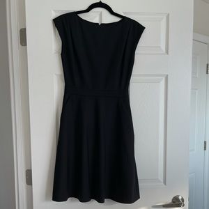Black J Crew Wool Dress (knee length, lightweight)